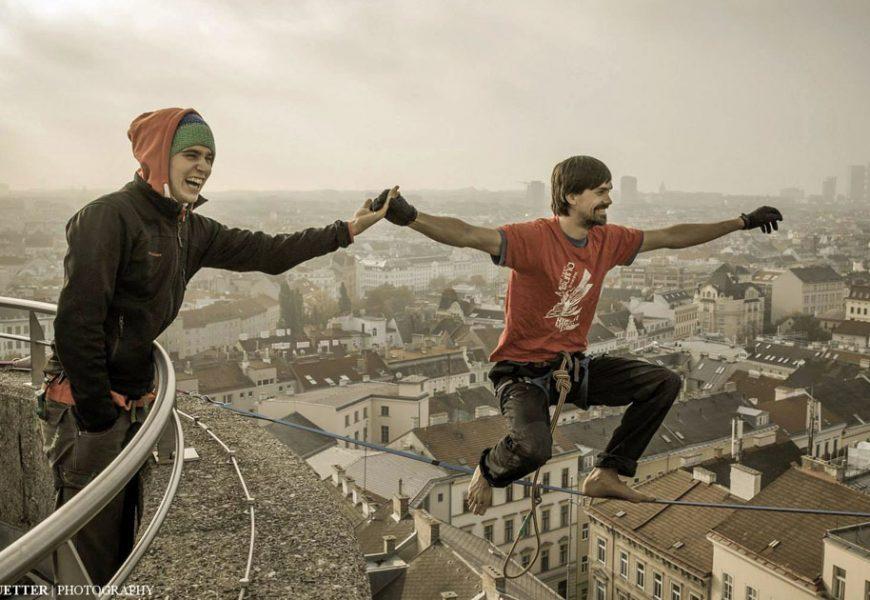 Slackline in Wien