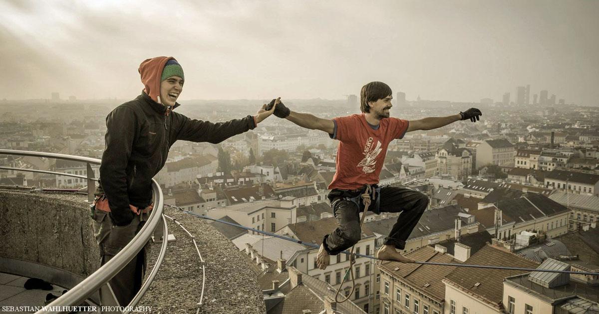 slackline in wien