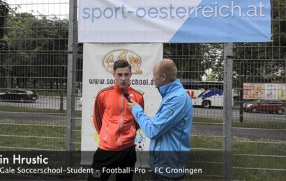 Ajdin Hrustić – Profi-Fußballer bei Eintracht Frankfurt – lernte das Fußballspielen bei Ante Gale in der Soccerschool Wien