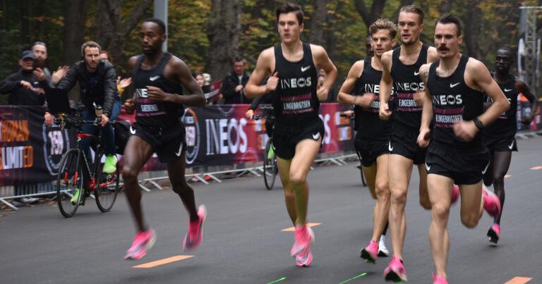 ineos 1 59 challenge marathon rekord