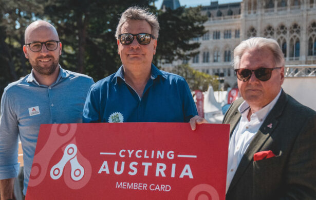 Geballter Auftritt von Cycling Austria beim Bike Festival 2024 am Rathausplatz
