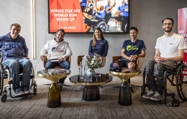 Gelebter Spirit des Wings for Life World Run im Audi House of Progress