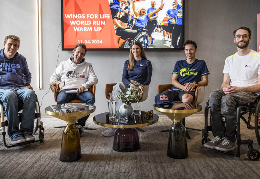 Gelebter Spirit des Wings for Life World Run im Audi House of Progress