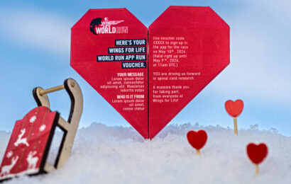 weihnachtsgeschenk mit herz