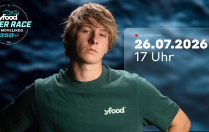 yfood River Race 350: Marinus Obermair – bekannt als MoveLikeG – will in 72 Stunden insgesamt 350 km in der Donau stromabwärts schwimmen, von Passau bis nach Bratislava